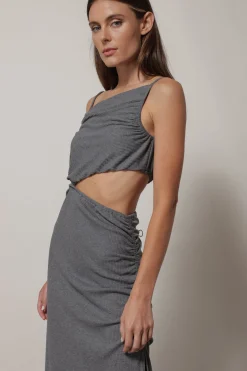 Line & Dot MILA MIDI DRESS- Dresses