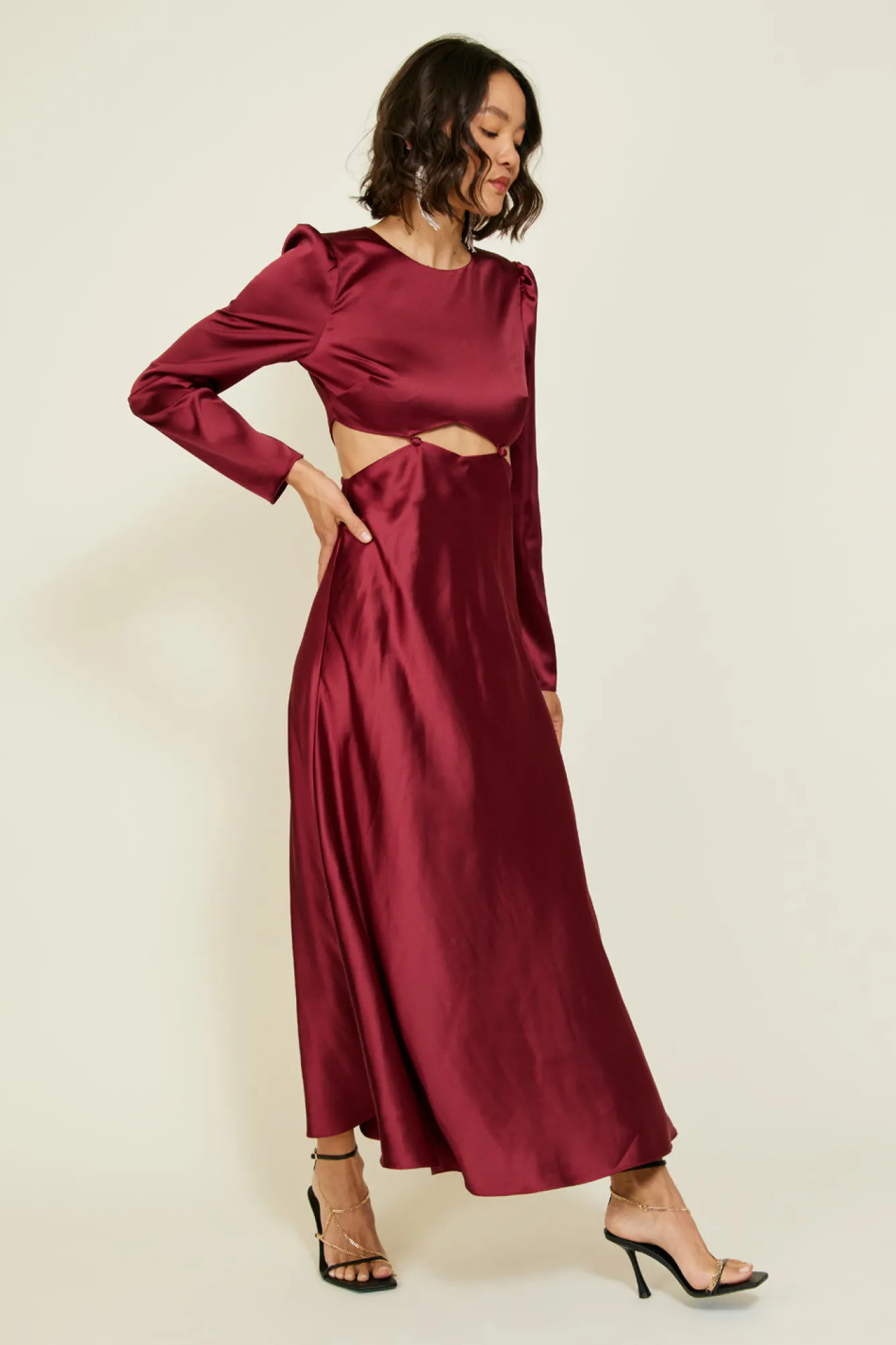 Line & Dot MIRA LONG SLEEVE DRESS- Dresses