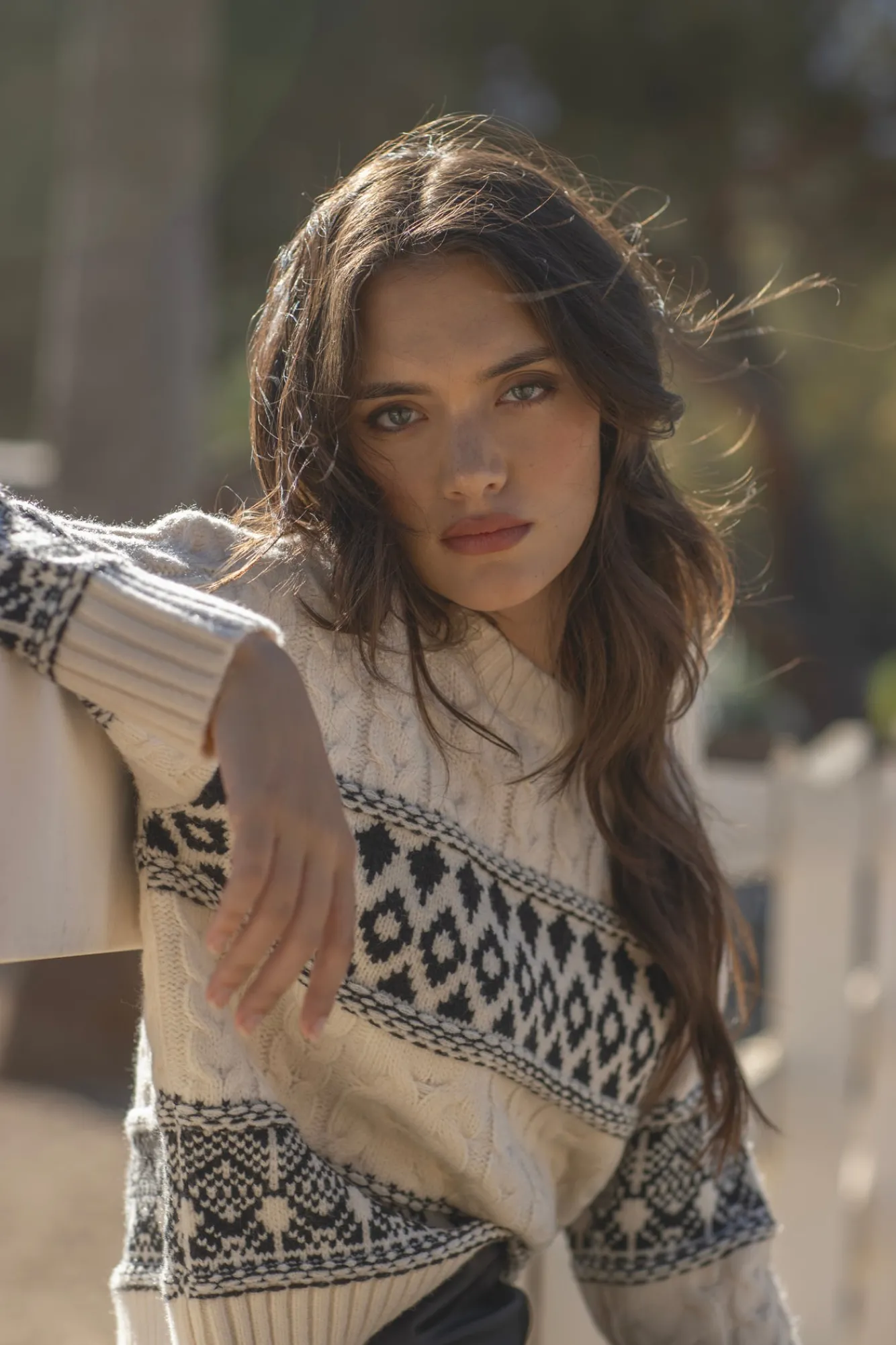 Line & Dot MONTANA FAIRE ISLE SWEATER- Knits