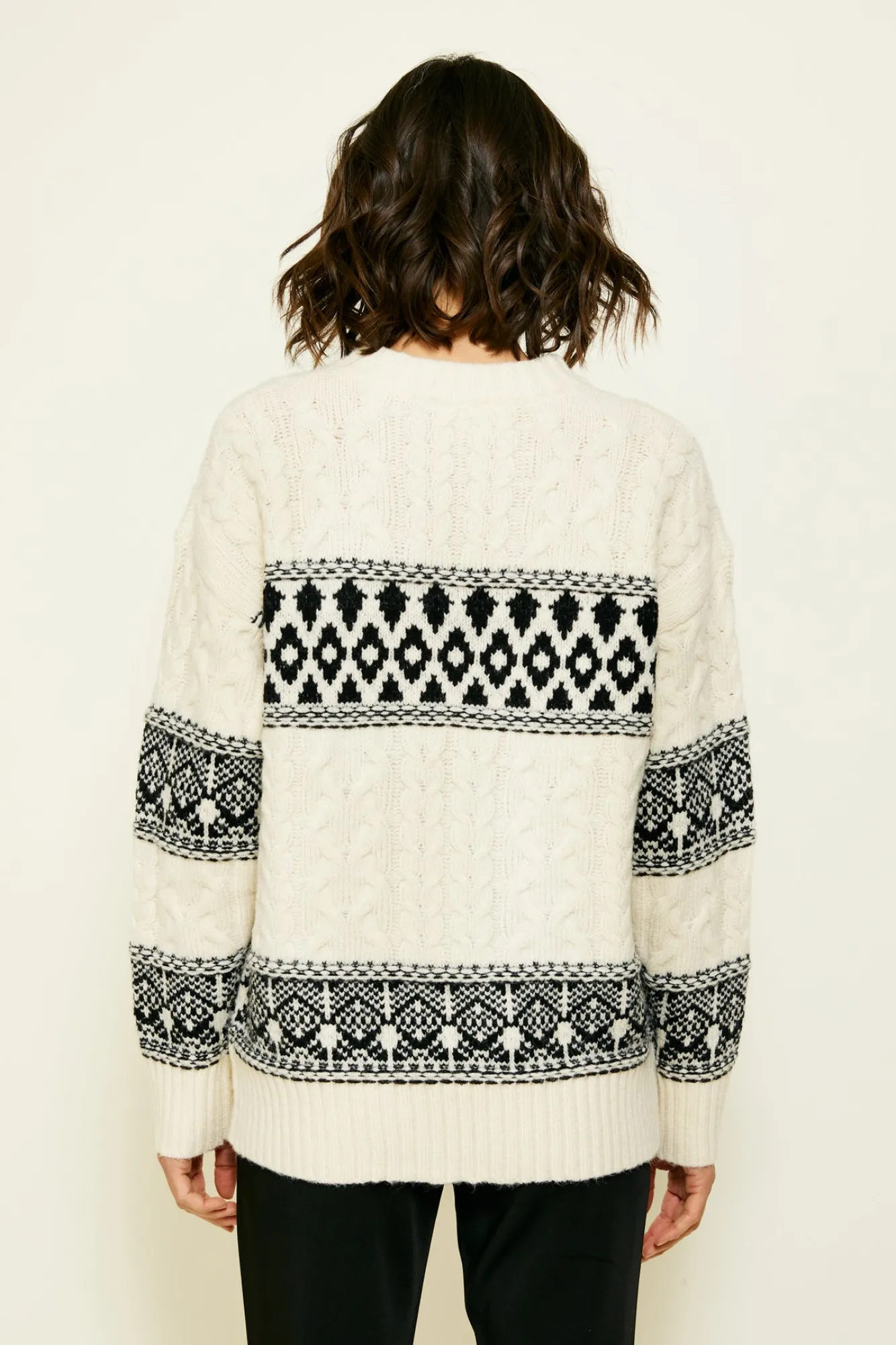 Line & Dot MONTANA FAIRE ISLE SWEATER- Knits