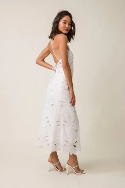 Line & Dot MORNING GLORY MIDI DRESS- Dresses