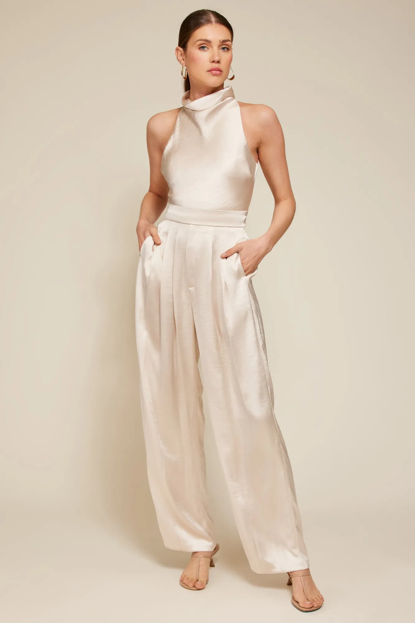 Line & Dot MUSE PLEATED PANTS- Bottoms