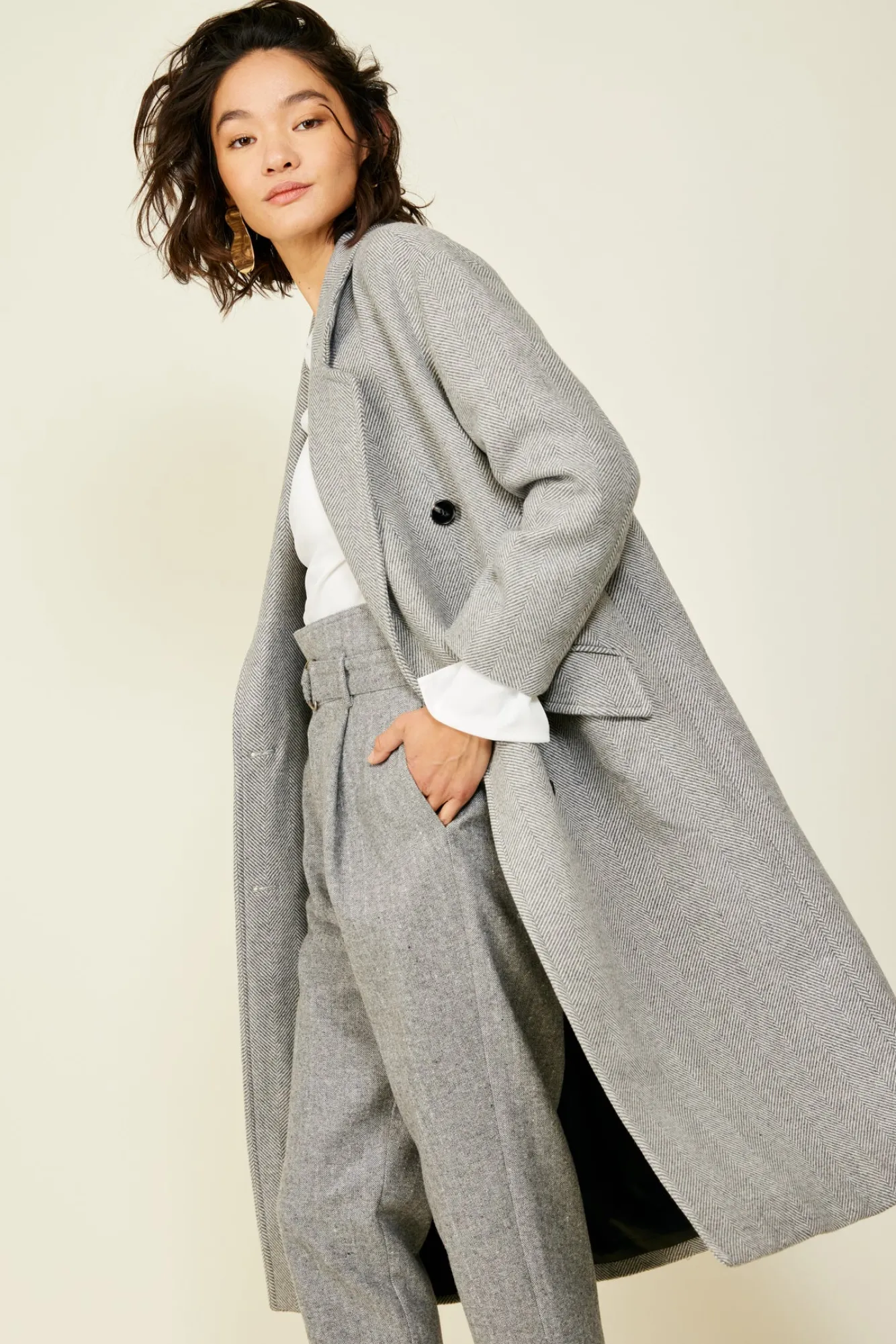 Line & Dot Paola Coat- Outerwear