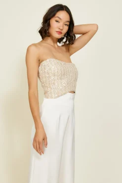 Line & Dot PEARL TOP- Tops