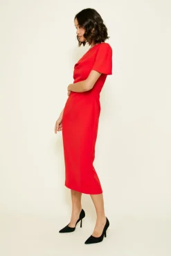 Line & Dot PHILLIPA MIDI DRESS- Dresses
