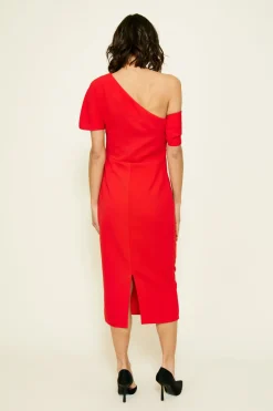 Line & Dot PHILLIPA MIDI DRESS- Dresses