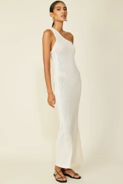 Line & Dot POOLSIDE ONE SHOULDER DRESS- Dresses