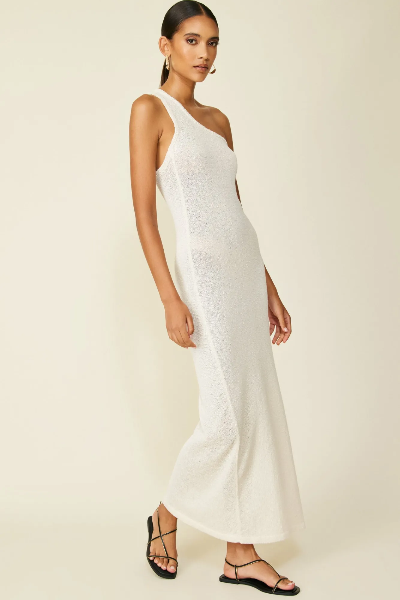 Line & Dot POOLSIDE ONE SHOULDER DRESS- Dresses