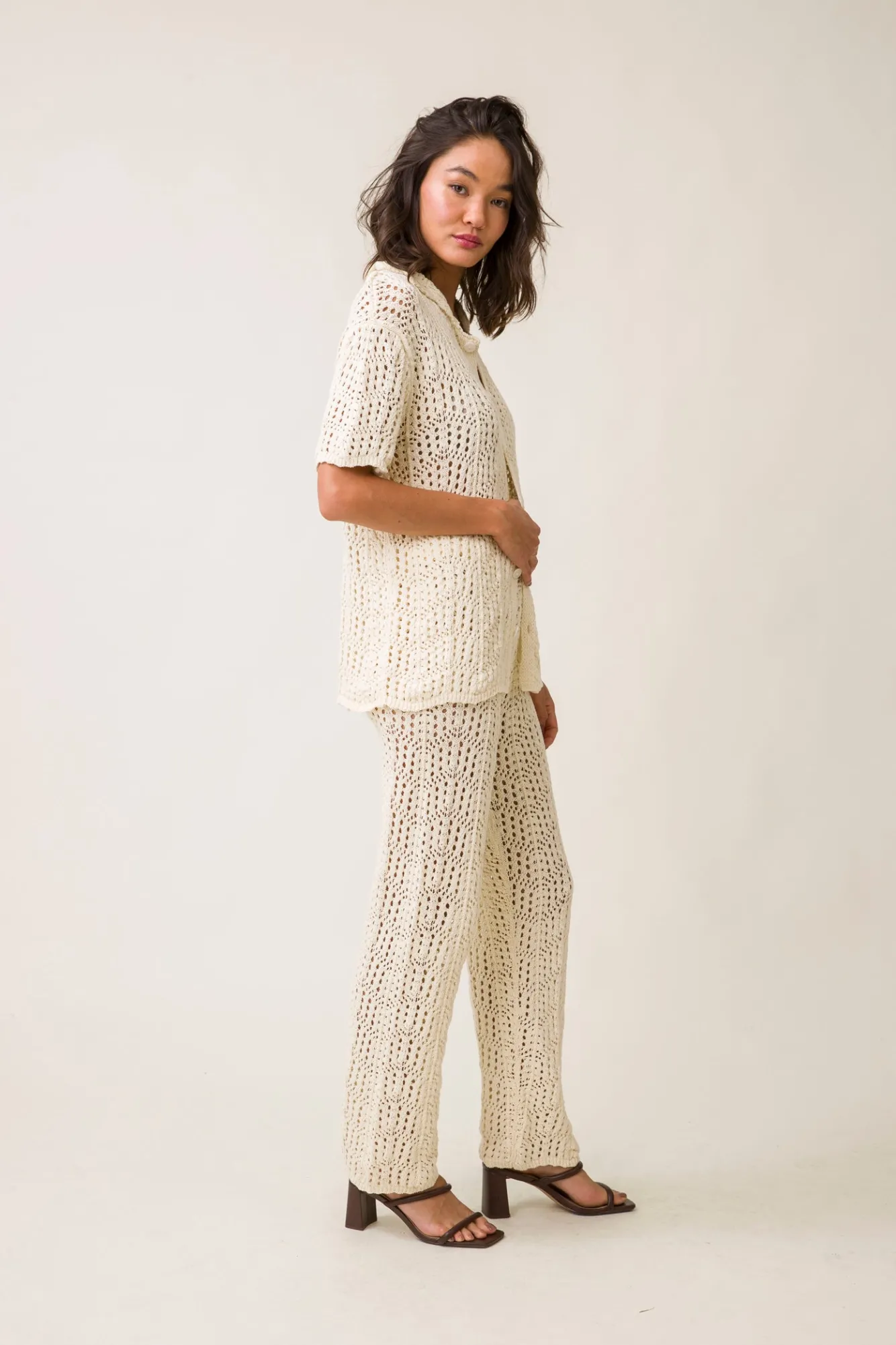 Line & Dot POPPIE CROCHET TOP- Tops