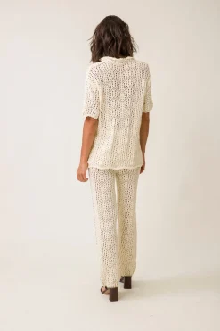 Line & Dot POPPIE CROCHET TOP- Tops