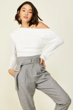 Line & Dot Riley Long Sleeve Top- Tops