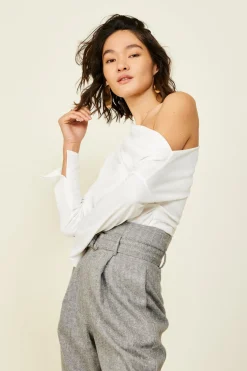 Line & Dot Riley Long Sleeve Top- Tops