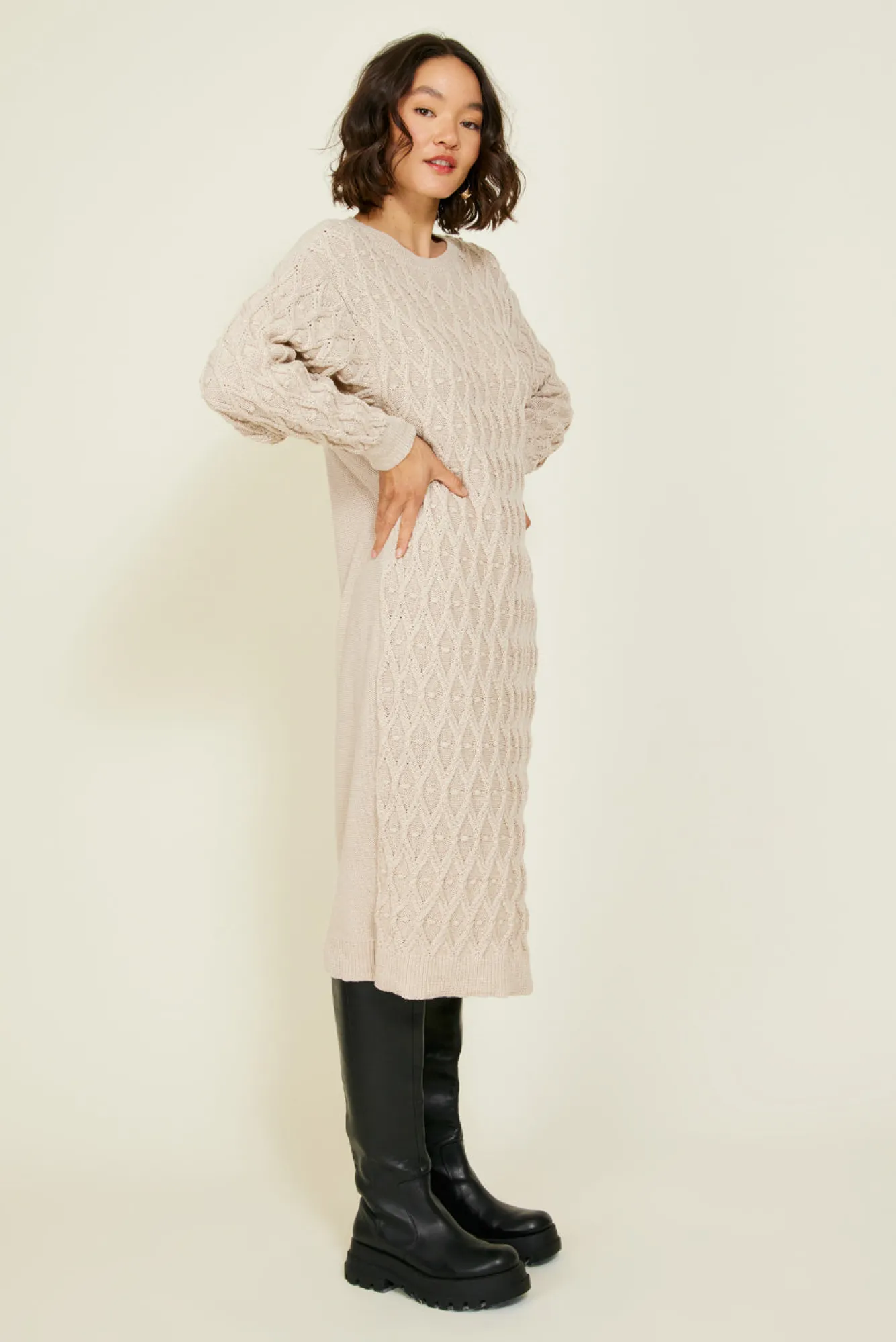 Line & Dot RUBY SWEATER DRESS- Dresses