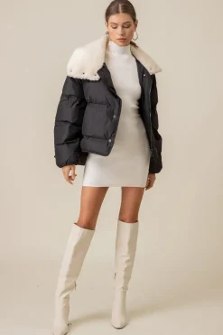 Line & Dot SAGE PUFFER JACKET- Outerwear