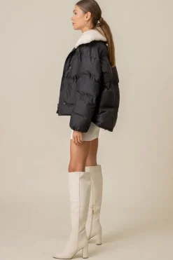 Line & Dot SAGE PUFFER JACKET- Outerwear