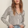 Line & Dot SHERRIE BUTTON DOWN- Tops