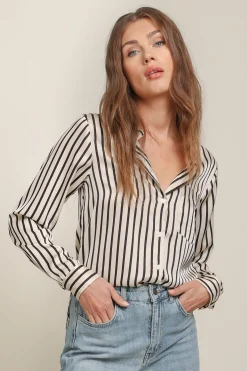 Line & Dot SHERRIE BUTTON DOWN- Tops