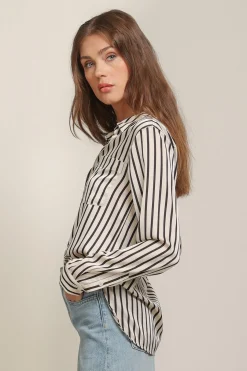 Line & Dot SHERRIE BUTTON DOWN- Tops