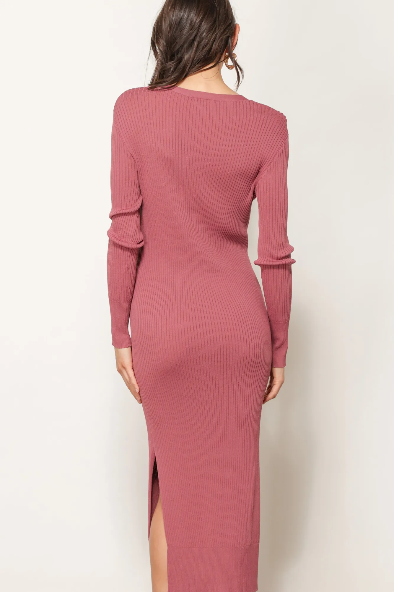 Line & Dot SIMONE BUTTON DOWN SWEATER- Dresses