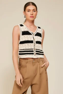 Line & Dot SIOBAN STRIPE TOP- Tops