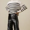 Line & Dot SUNDAY STRIPE SWEATER- Knits