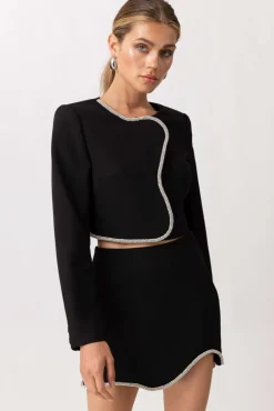 Line & Dot TATE TOP- Tops