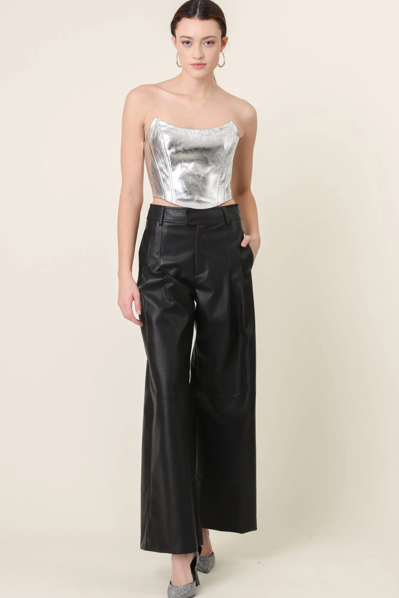 Line & Dot TINSLEY STRAPLESS TOP- Tops