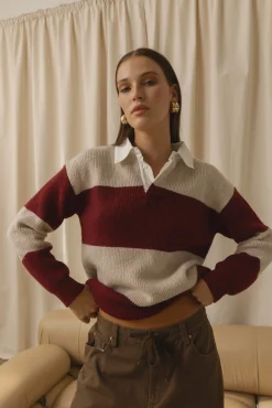 Line & Dot WAYLON SWEATER- Knits