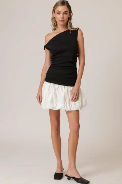 Line & Dot WESLEY MIX-MEDIA MINI DRESS- Dresses